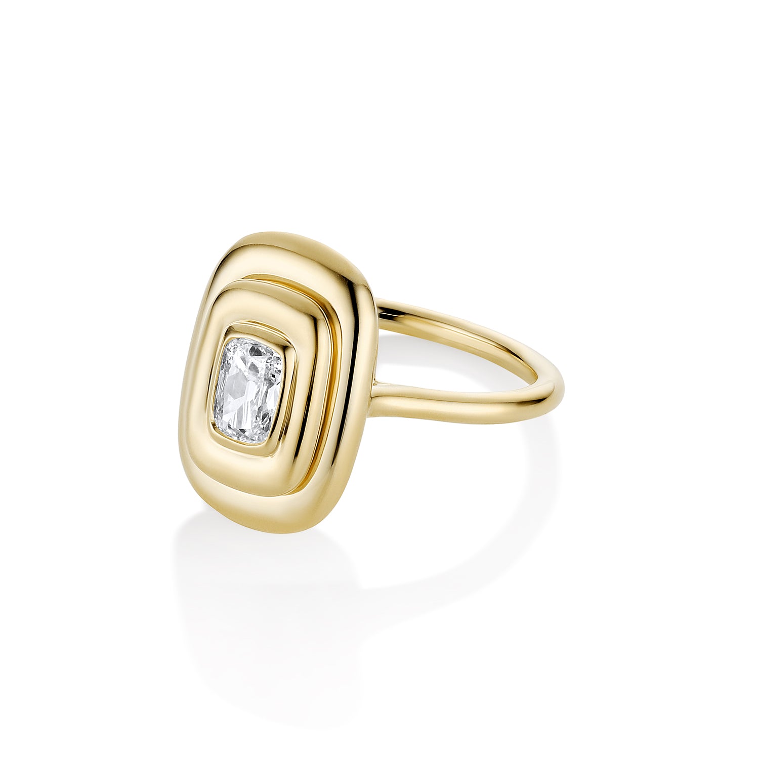 0.46ct Diamond In-Orbit Ring