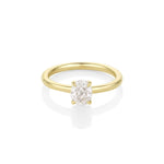 0.65ct Oval Diamond Francesca Ring