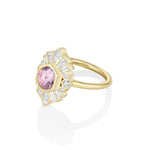 1.55ct Sapphire Stella Ring side view