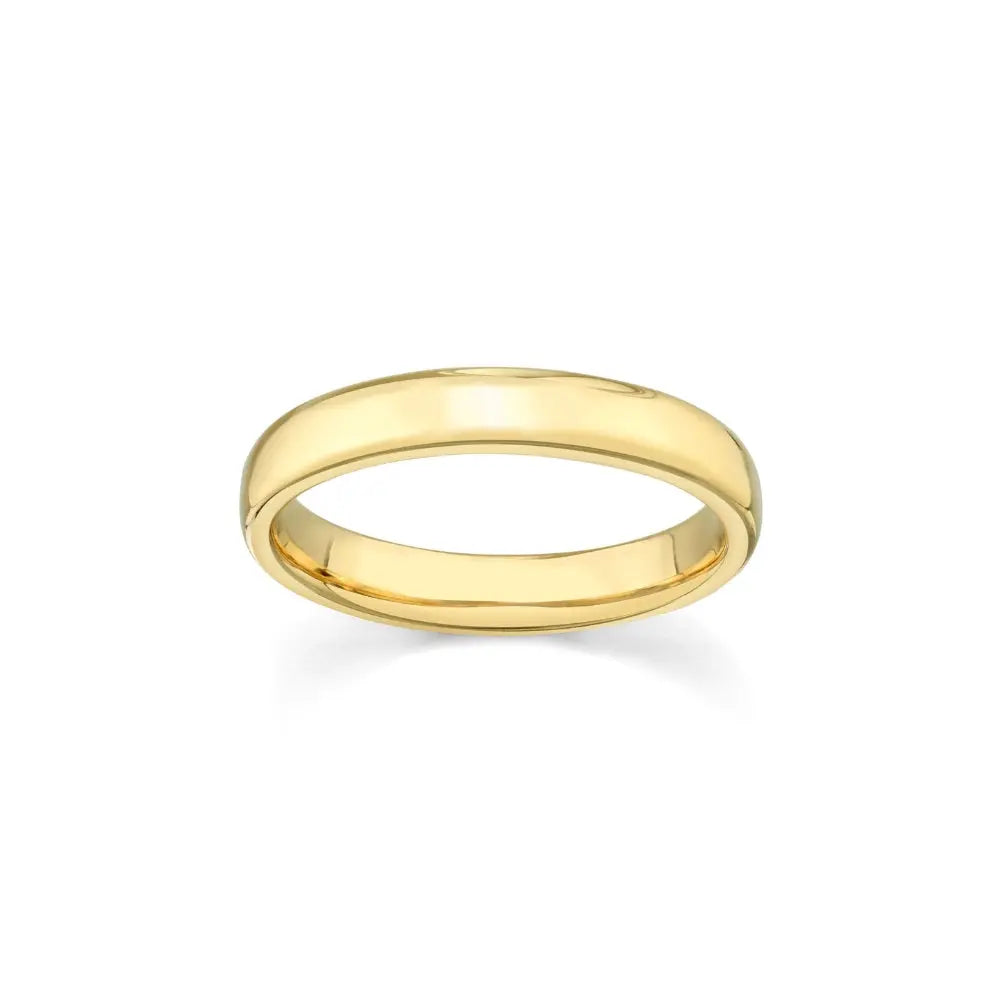 Men's Wedding Bands Gold Classic Mens Wedding Bands Matte Classic