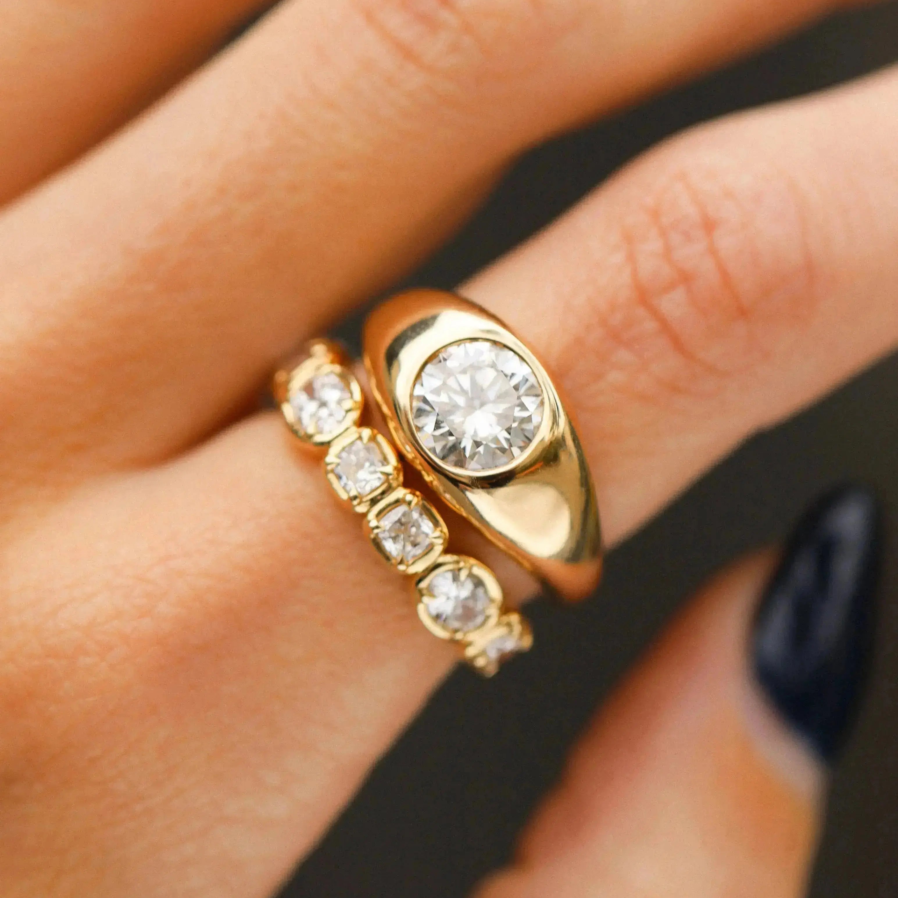 The Dyllan Bombe Engagement Ring Marrow Fine