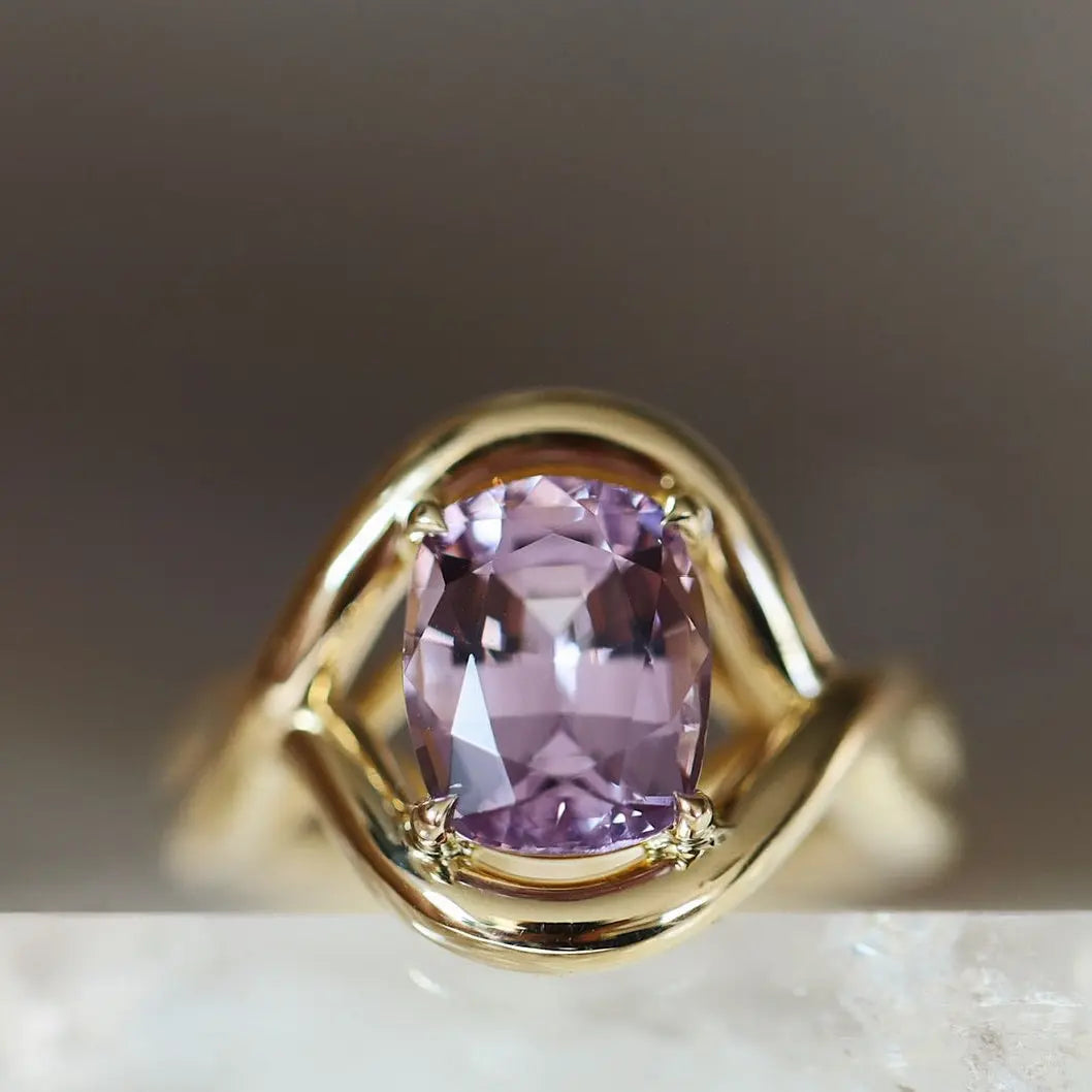 3.35ct Violet Spinel Marrow x Sammi Florence Ring flat lay