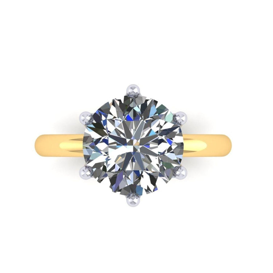 4.28ct Two Tone Camille Ring - Marrow Fine