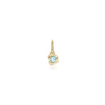 Abstract Bezel Gemstone Charm - Marrow Fine