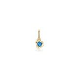 Abstract Bezel Gemstone Charm - Marrow Fine
