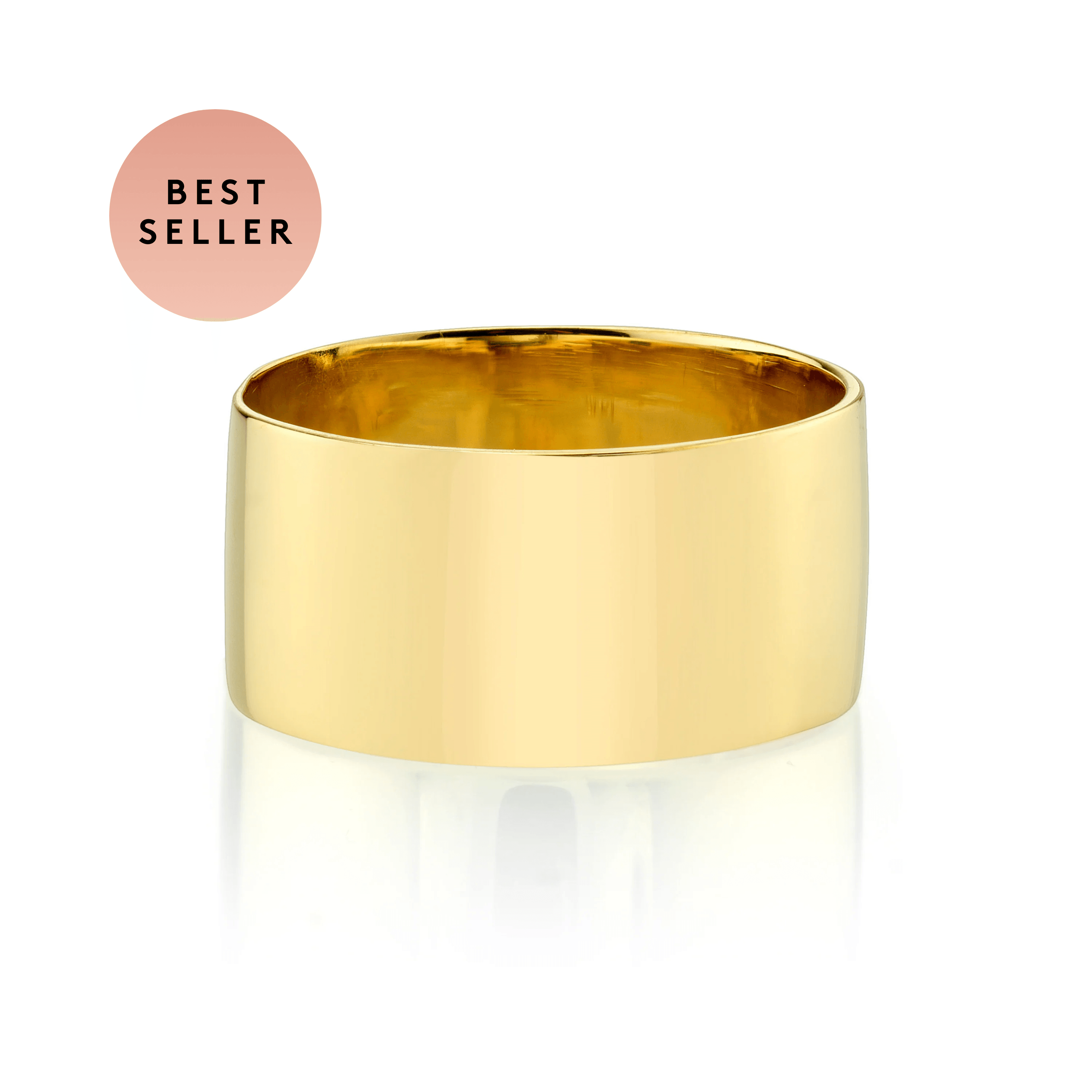 Rose gold 2025 cigar band ring