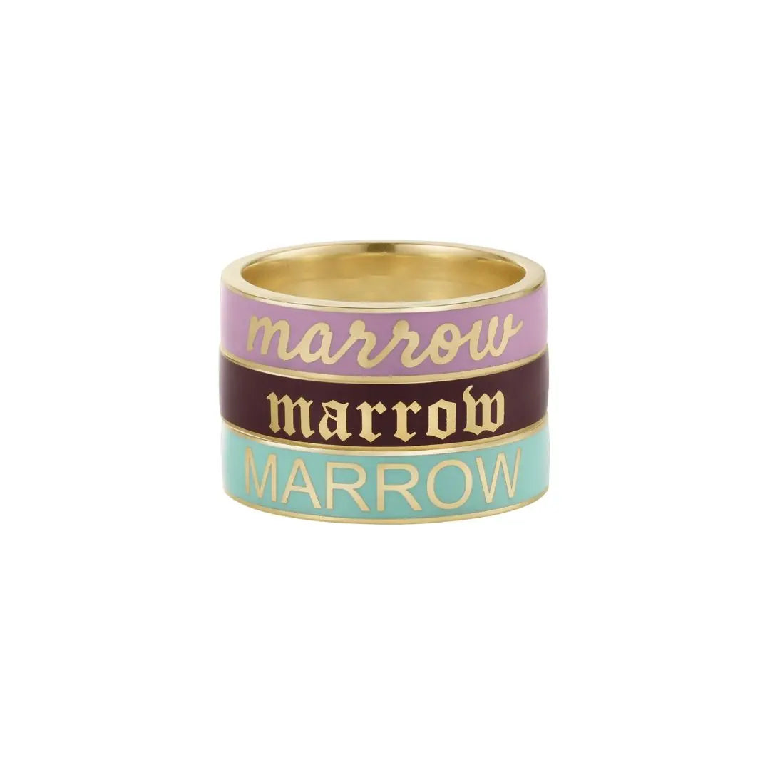 Custom Enamel Band - Marrow Fine