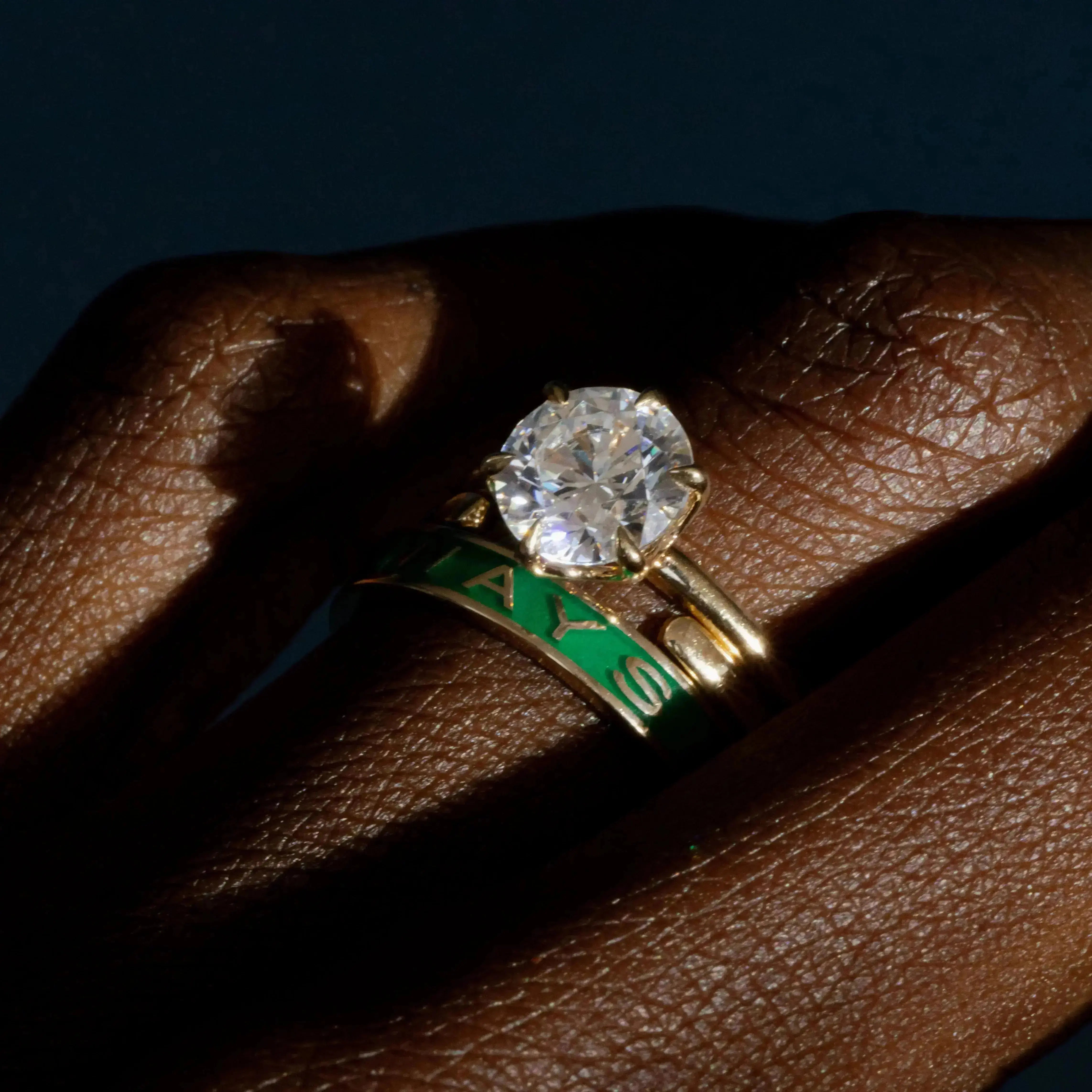The Camille Round Brilliant Solitaire Engagement Ring Marrow Fine