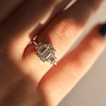 2.18ct Diamond and 0.62tcw Diamond Three Stone Ring - Marrow Fine
