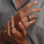 Til Death® Black Enamel Band - 6mm Marrow Fine