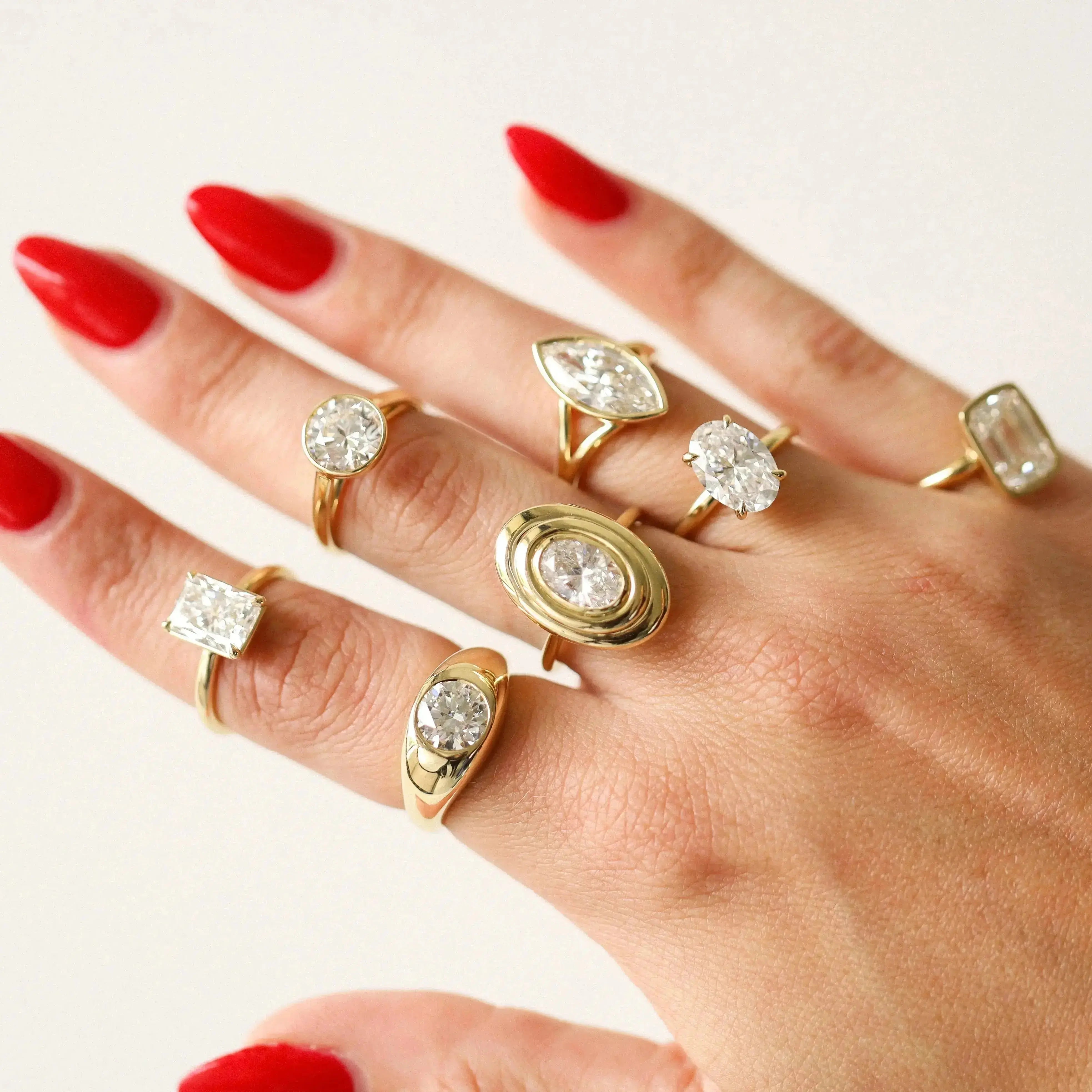 The In-Orbit Oval Engagement Ring Marrow Fine