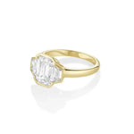 The Leonie Three Stone Engagement Ring Marrow Fine
