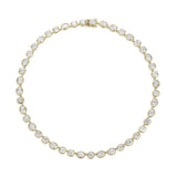 Lisse Tennis Necklace clasped