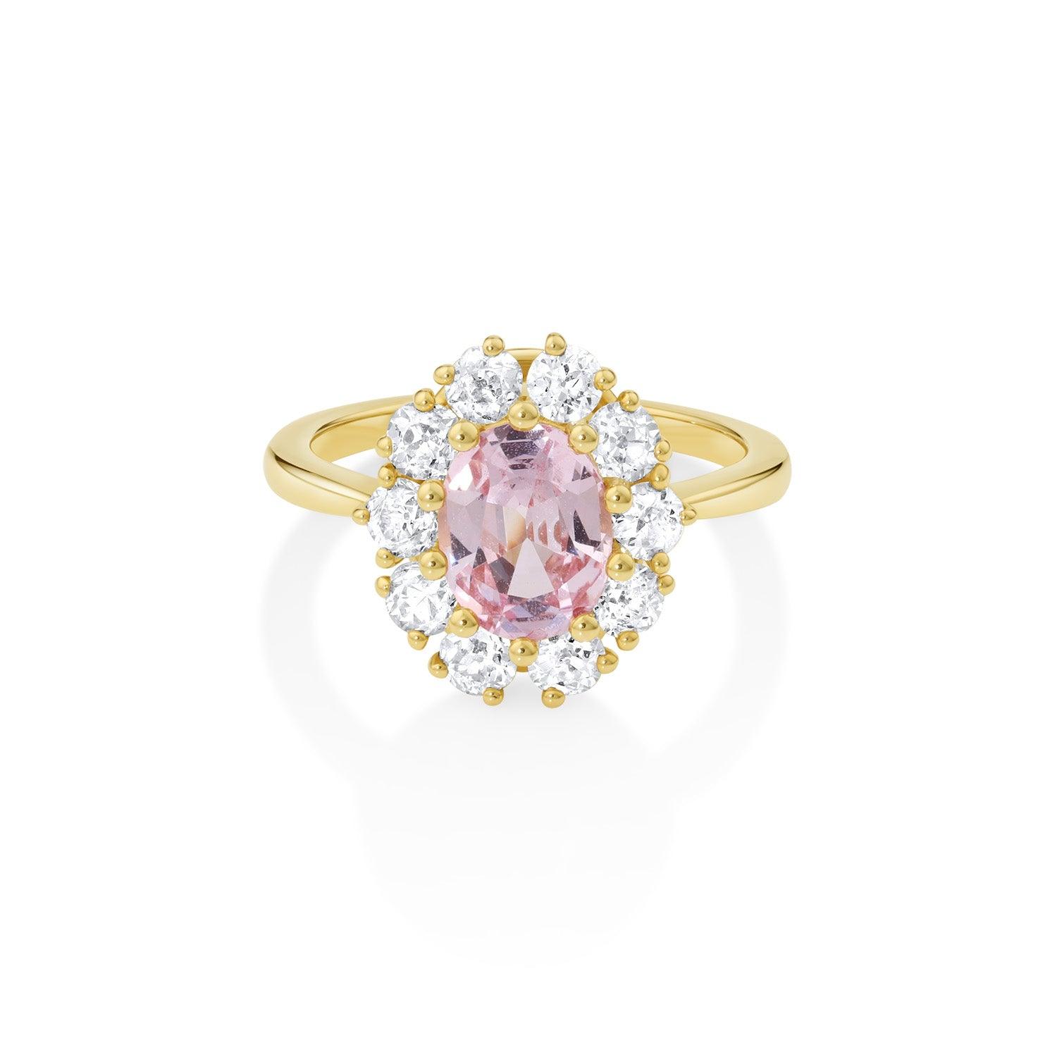1.99ct Pink Sapphire Petals Ring