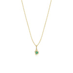 Abstract Bezel Gemstone Charm - Marrow Fine