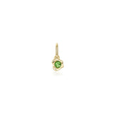 Abstract Bezel Gemstone Charm - Marrow Fine