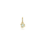 Abstract Bezel Gemstone Charm - Marrow Fine