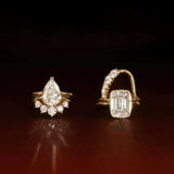 The Sloane Pear Solitaire Engagement Ring Marrow Fine