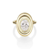 The In-Orbit Oval Engagement Ring Marrow Fine