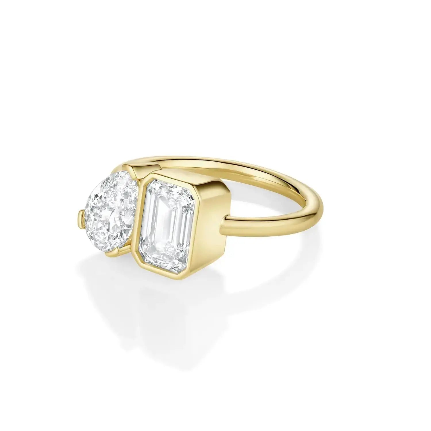The Inez Toi et Moi Engagement Ring Marrow Fine