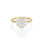 The Noa Petals Engagement Ring Marrow Fine