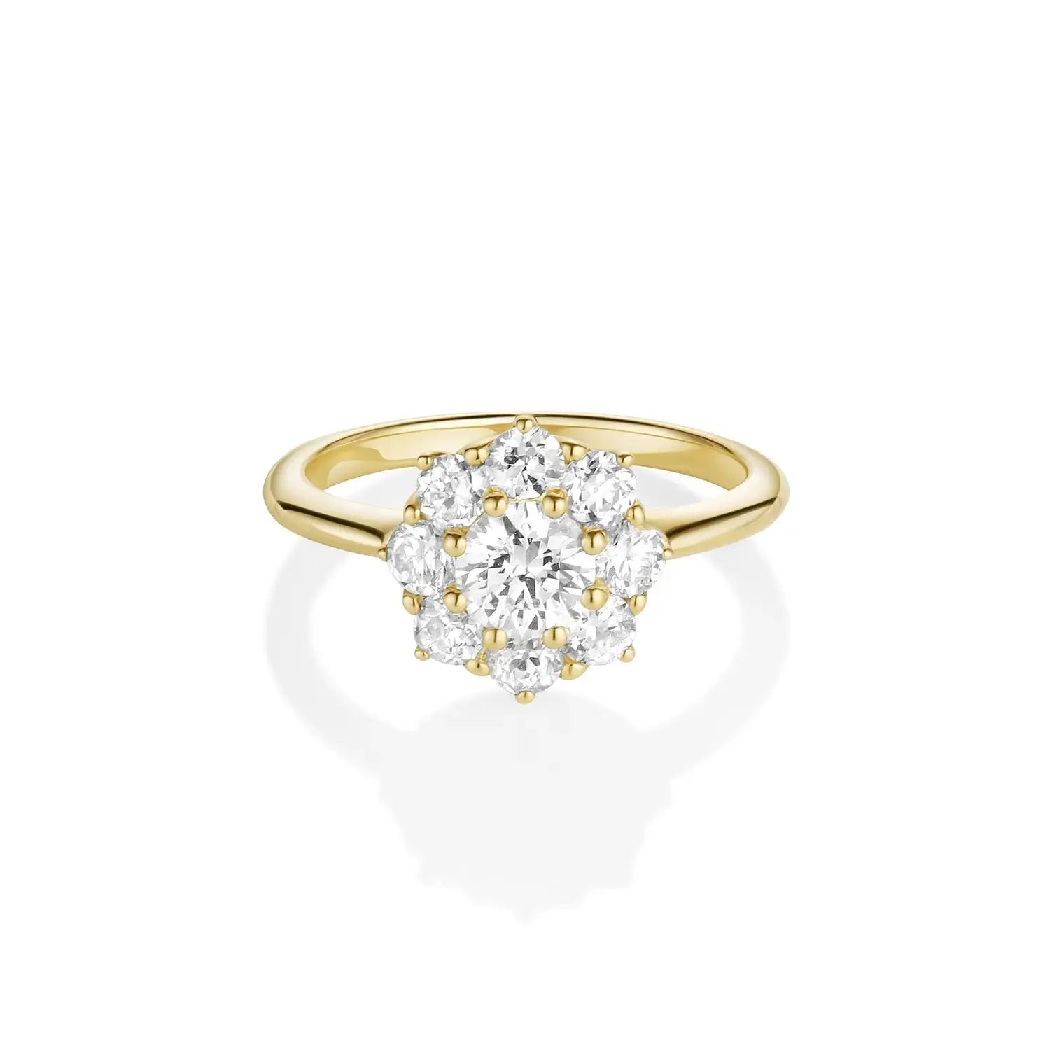 The Noa Petals Engagement Ring Marrow Fine