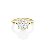 The Noa Petals Engagement Ring Marrow Fine