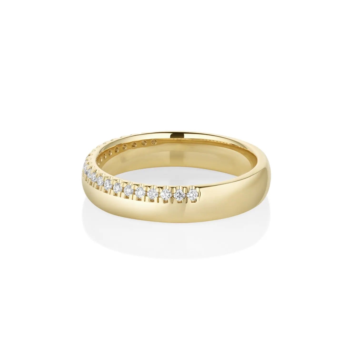 White Diamond Melinda Band side view