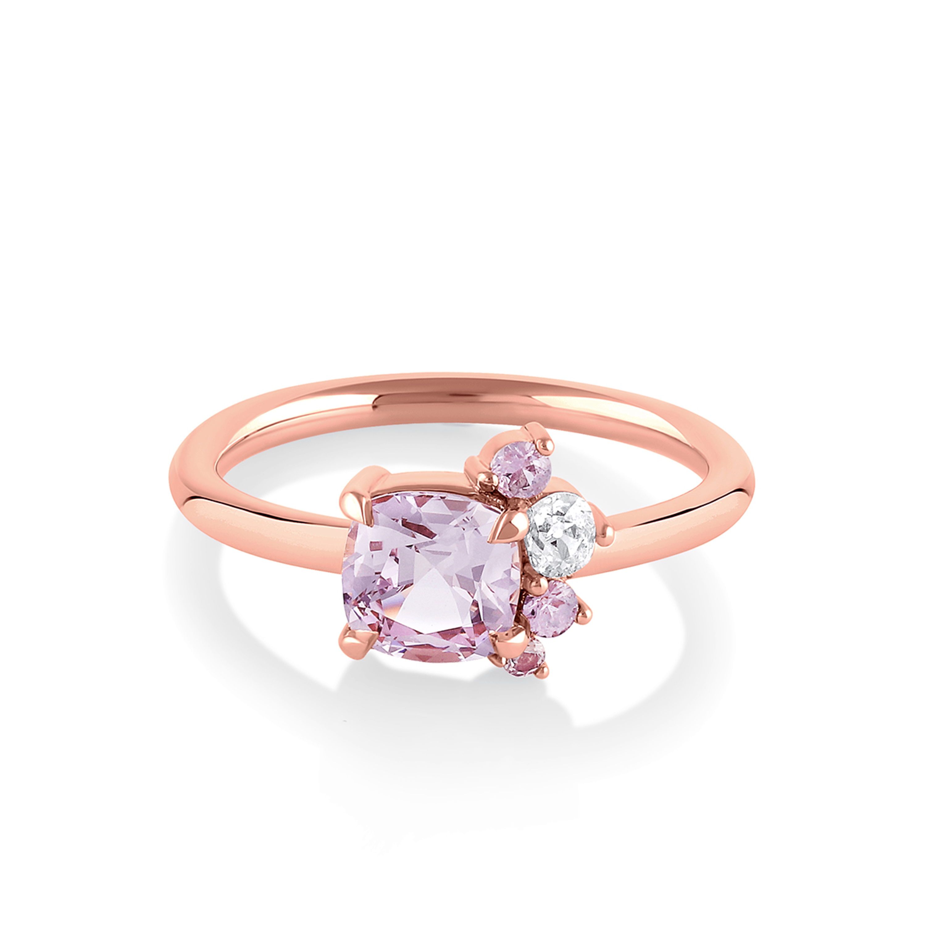 Marrow Fine Jewelry Lavender Spine Spray Ring