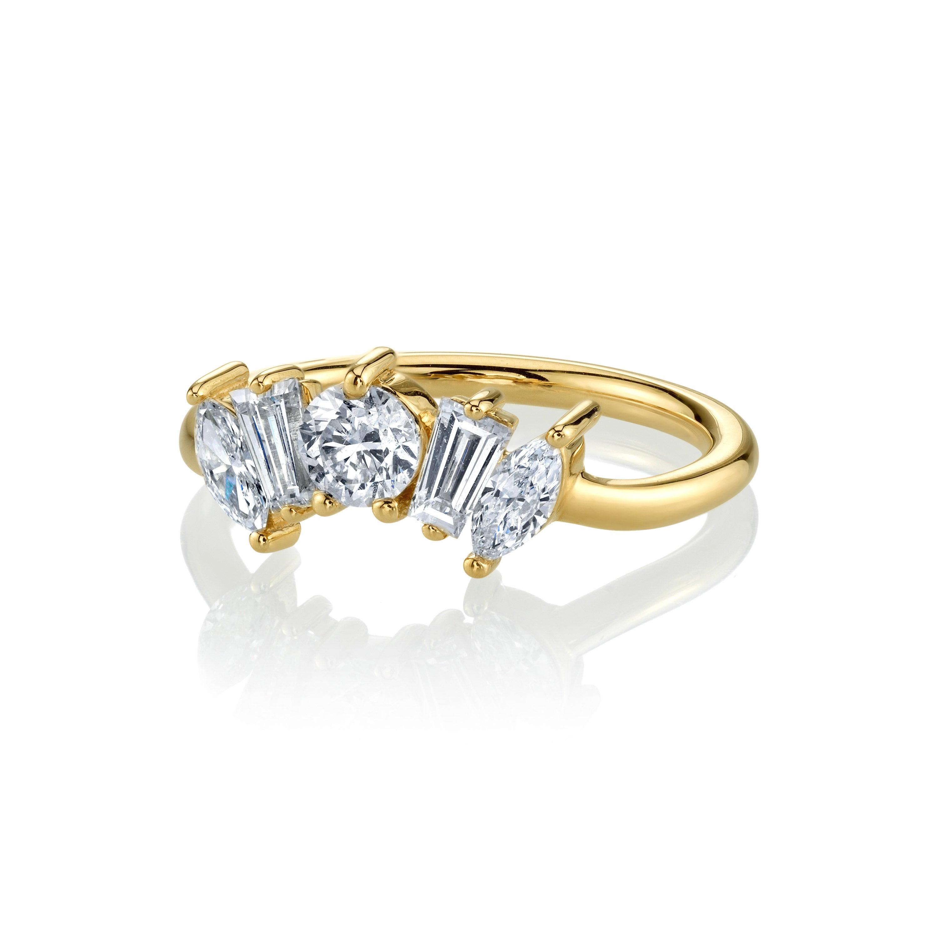 Marrow Fine Jewelry White Diamond Courtney Mixed Shape
