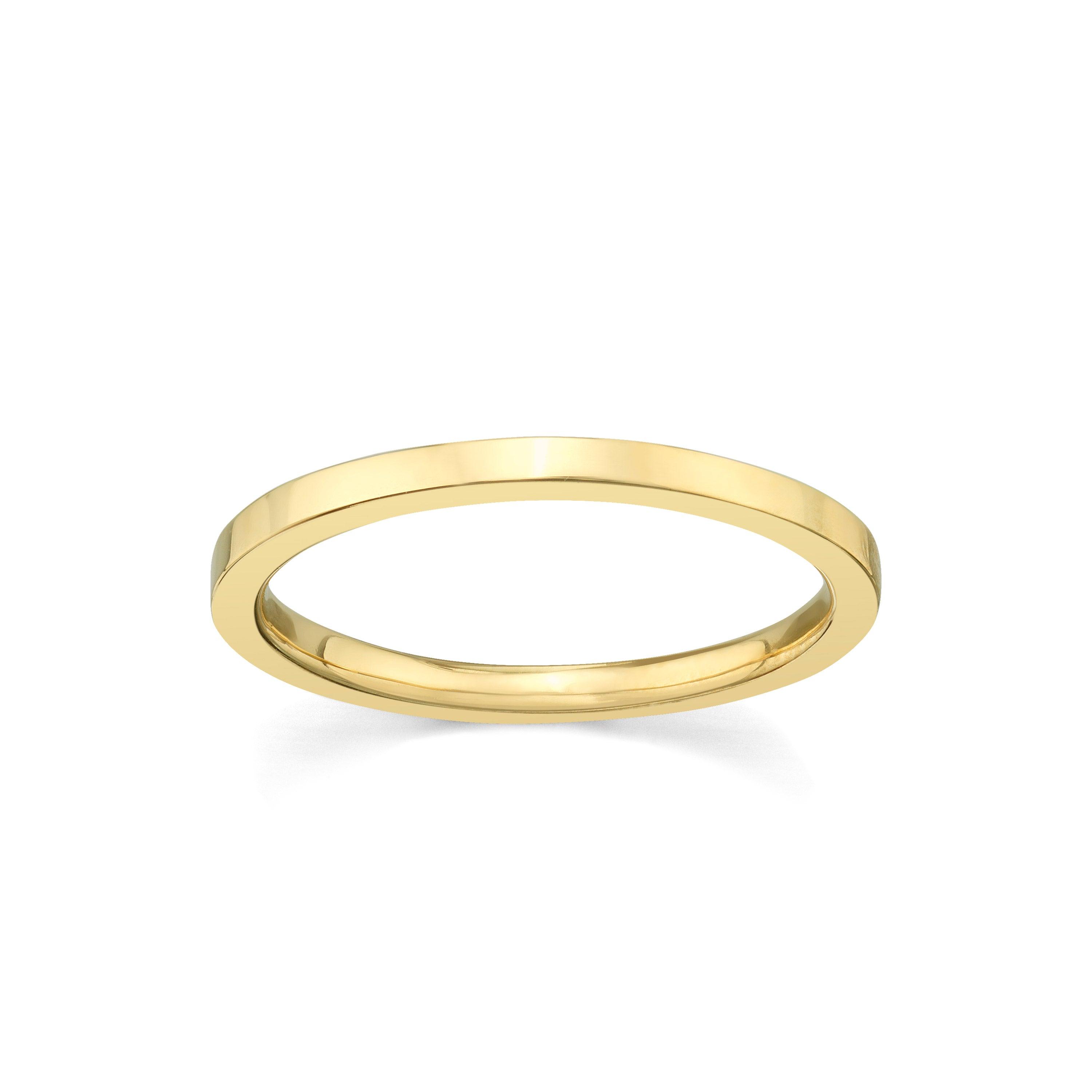 Marrow Fne Jewelry Everyday Thin Simple Stacking Band