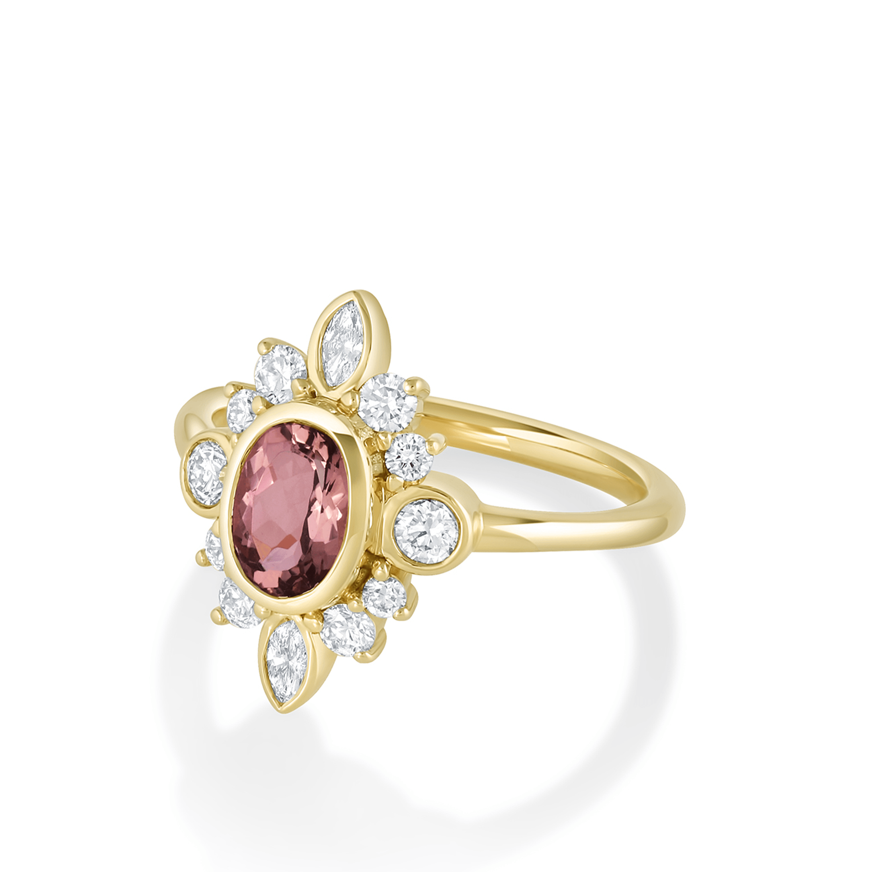 Marrow Fine Jewelry Imperial Topaz Compass Ring