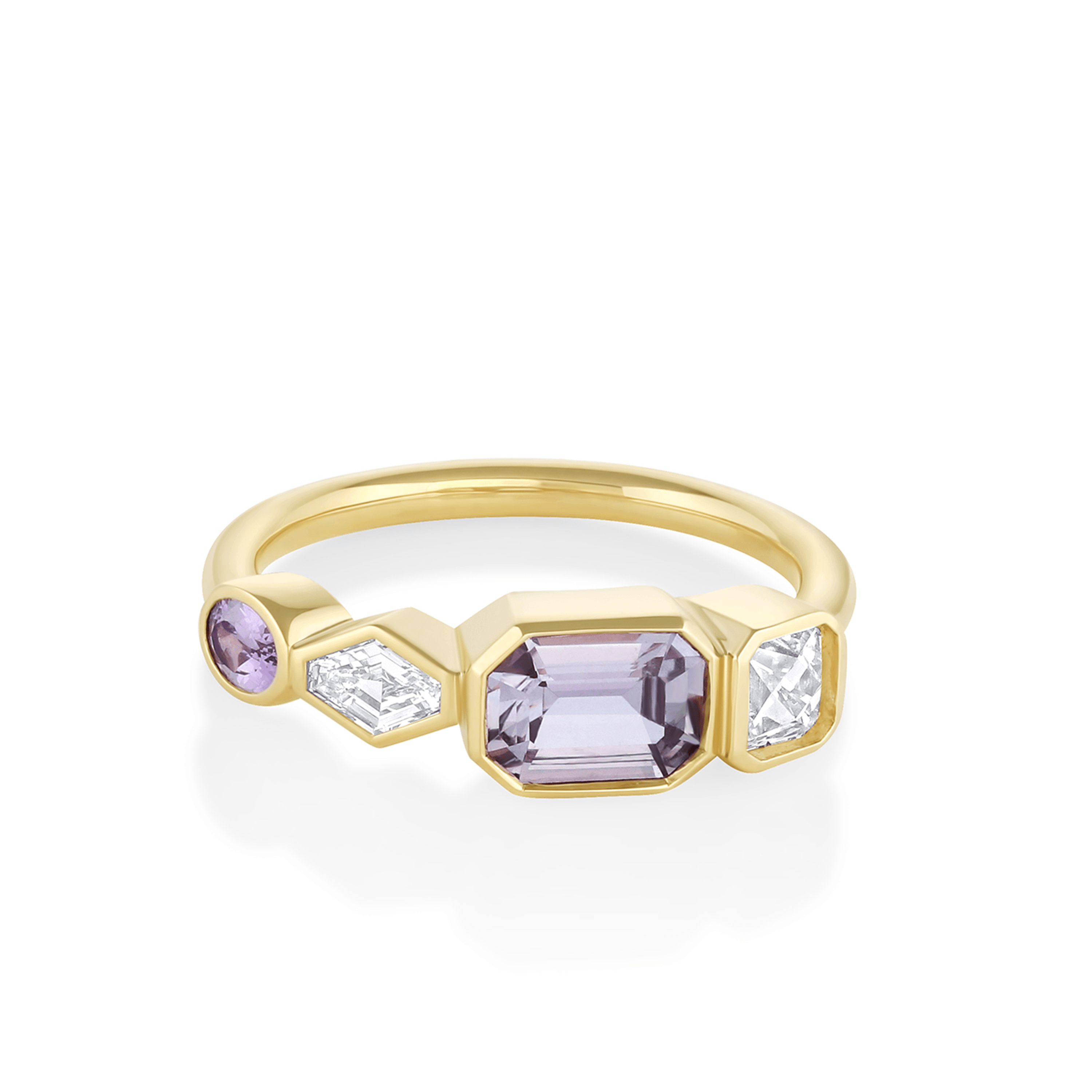 Marrow Fine Jewelry Lilac Sapphire Linear Ring