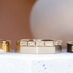 White Diamond Ames Men's Band - Marrow Fine