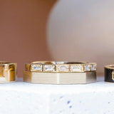 White Diamond Ames Men's Band - Marrow Fine