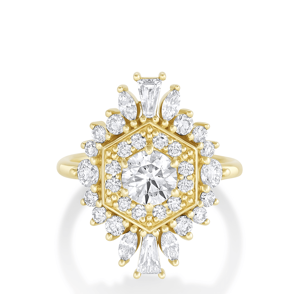 Marrow Fine Jewelry .70 White Diamond Stella Engagement Ring
