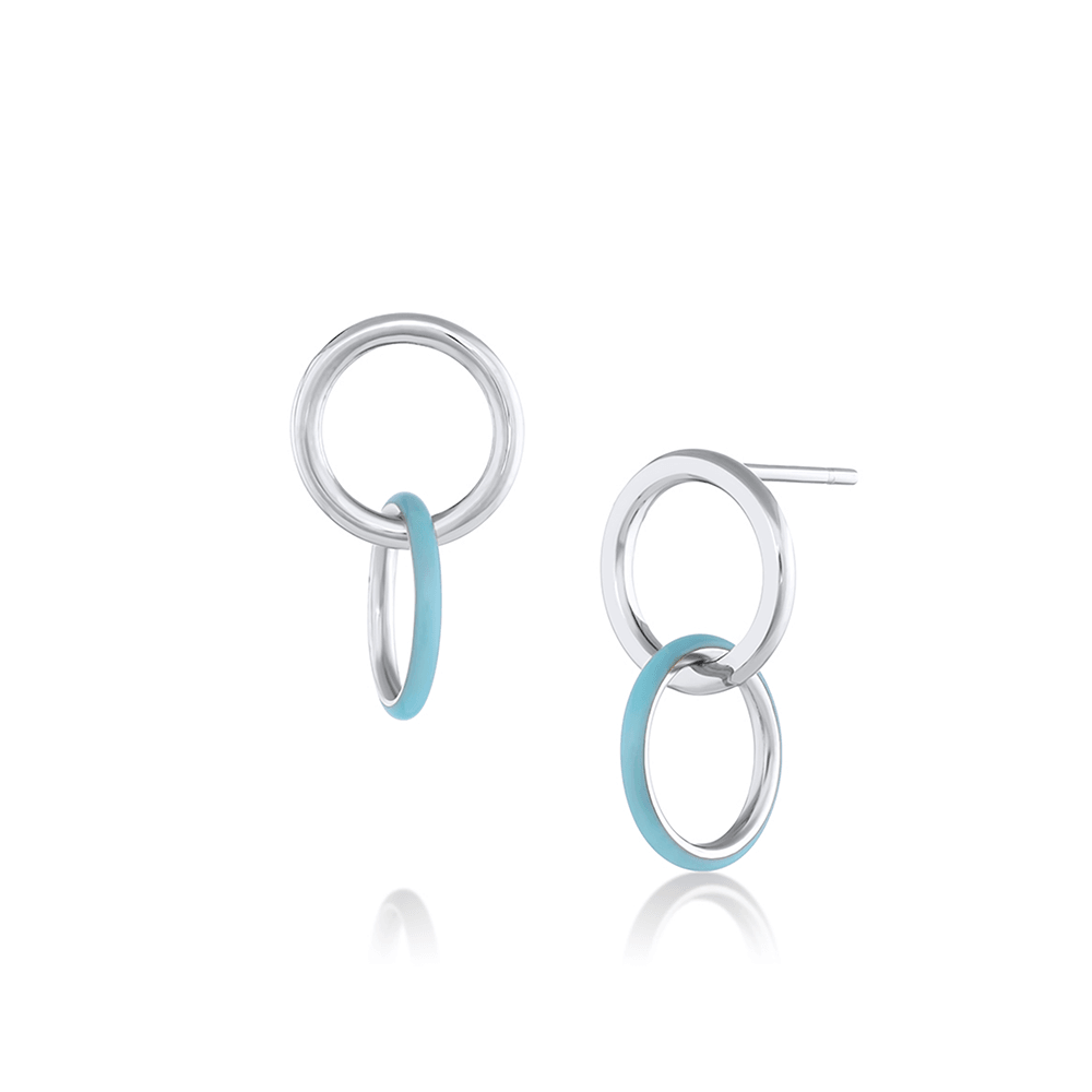 Medusa Enamel Sway Hoops