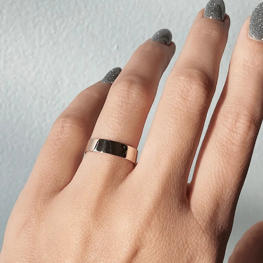 Marrow Fine Jewelry High Shine Gold Ring