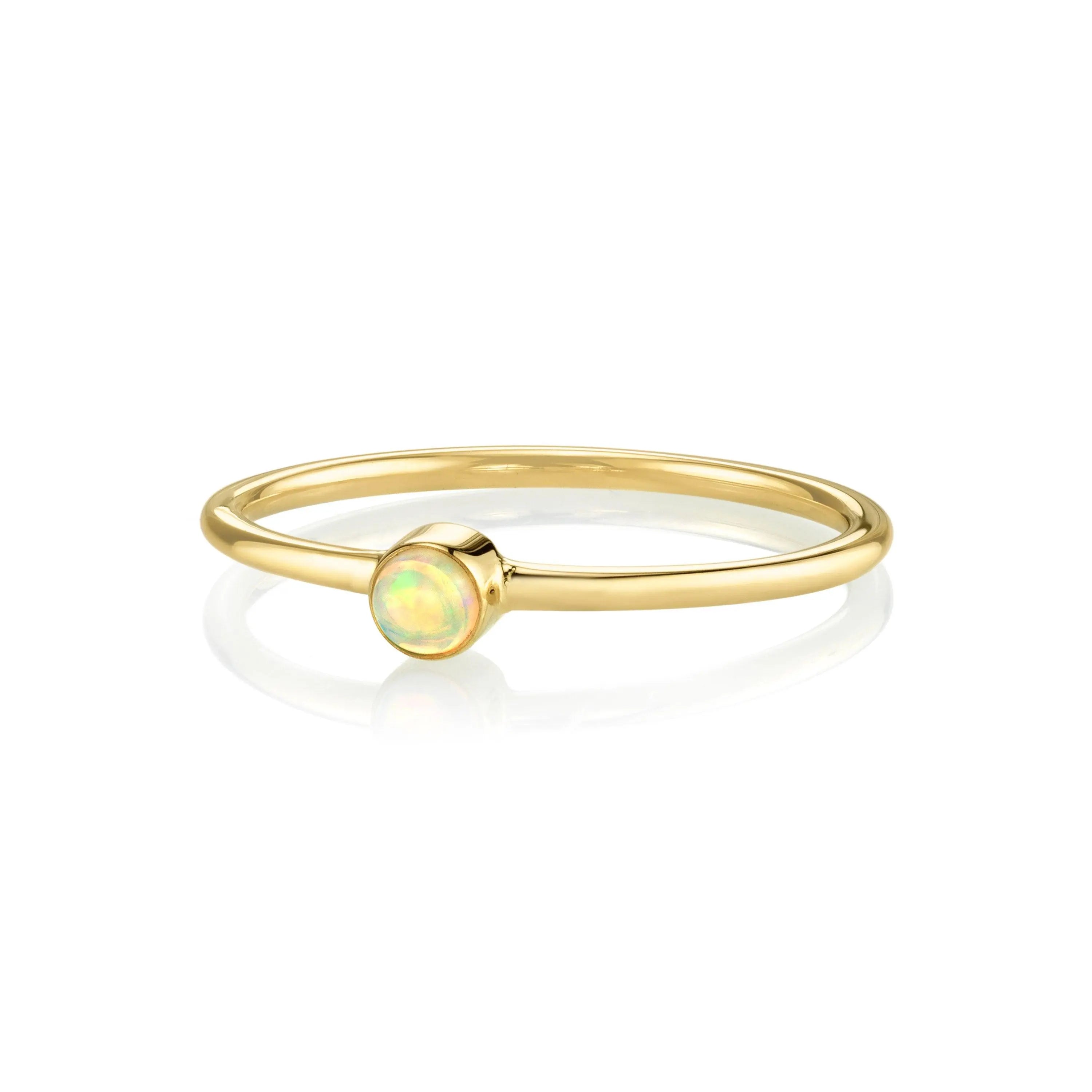 Opal Sweet Pea Stacking Ring - Marrow Fine