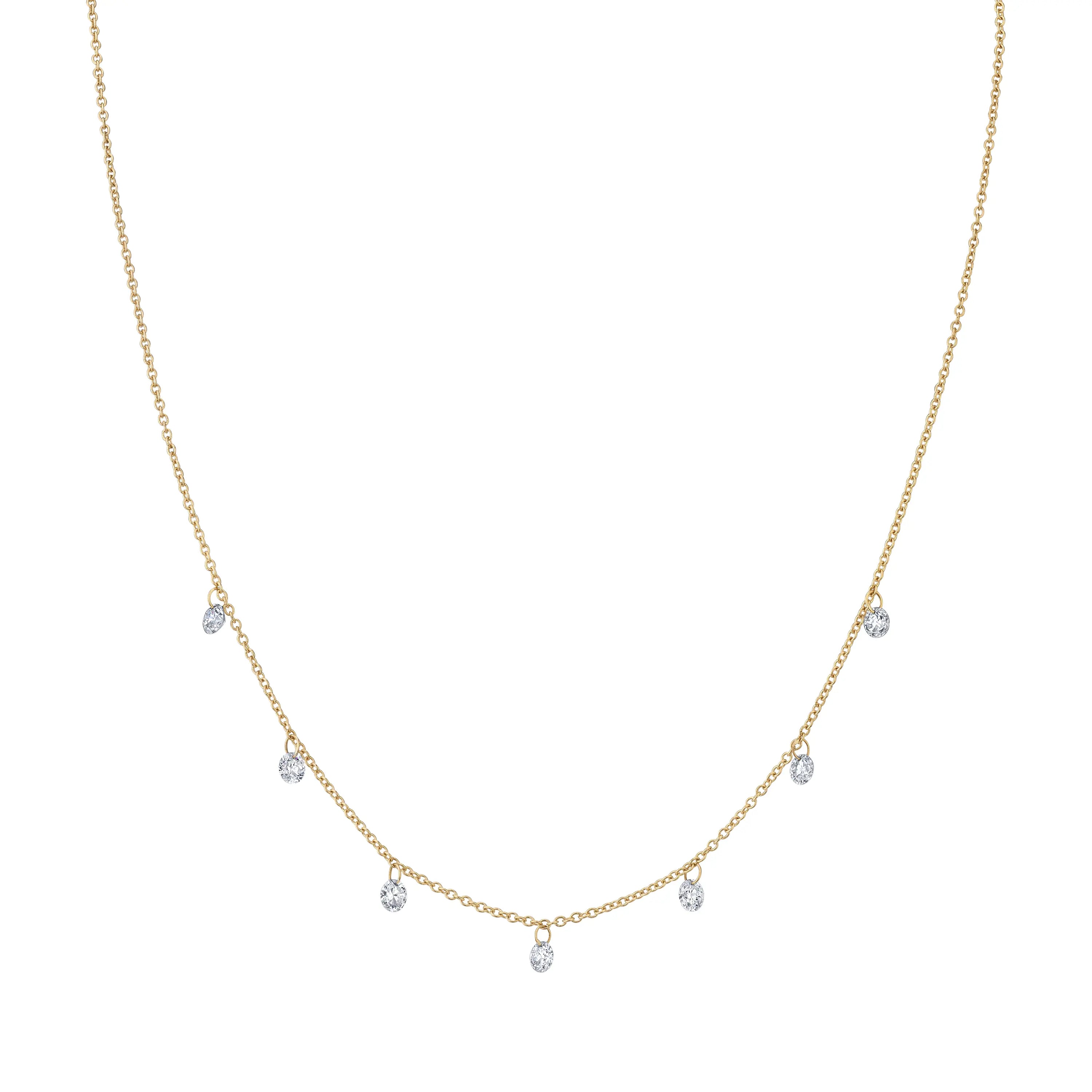 Dainty diamond 2025 choker necklace