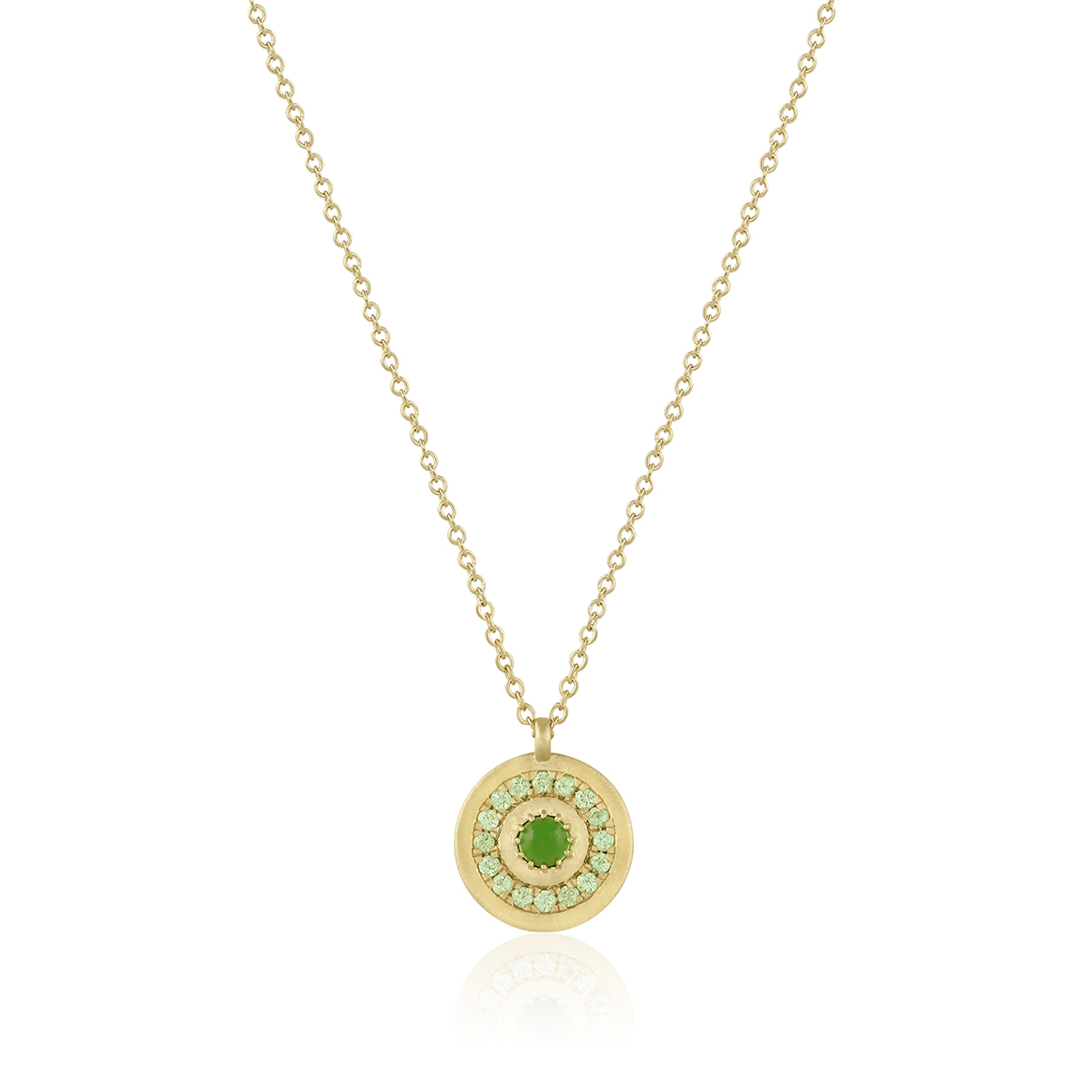 Mini Diopside & Peridot Le Femme Amulet