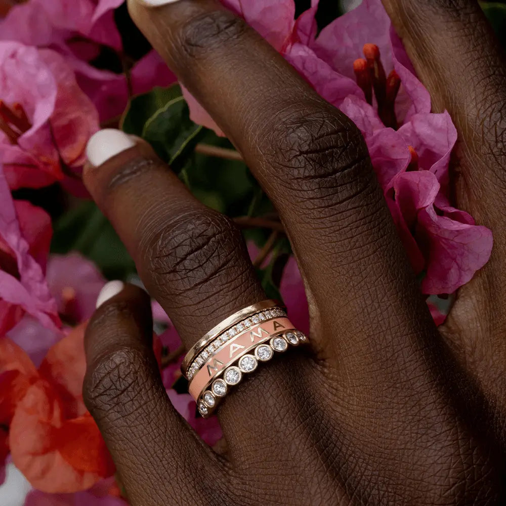 White Diamond Whisper Half Eternity Band - Marrow Fine