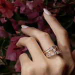 White Diamond Cecily Wave Band - Marrow Fine