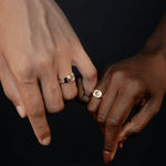 Men's Rose Cut Signet Ring - Marrow Fine