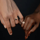 Men's Rose Cut Signet Ring - Marrow Fine