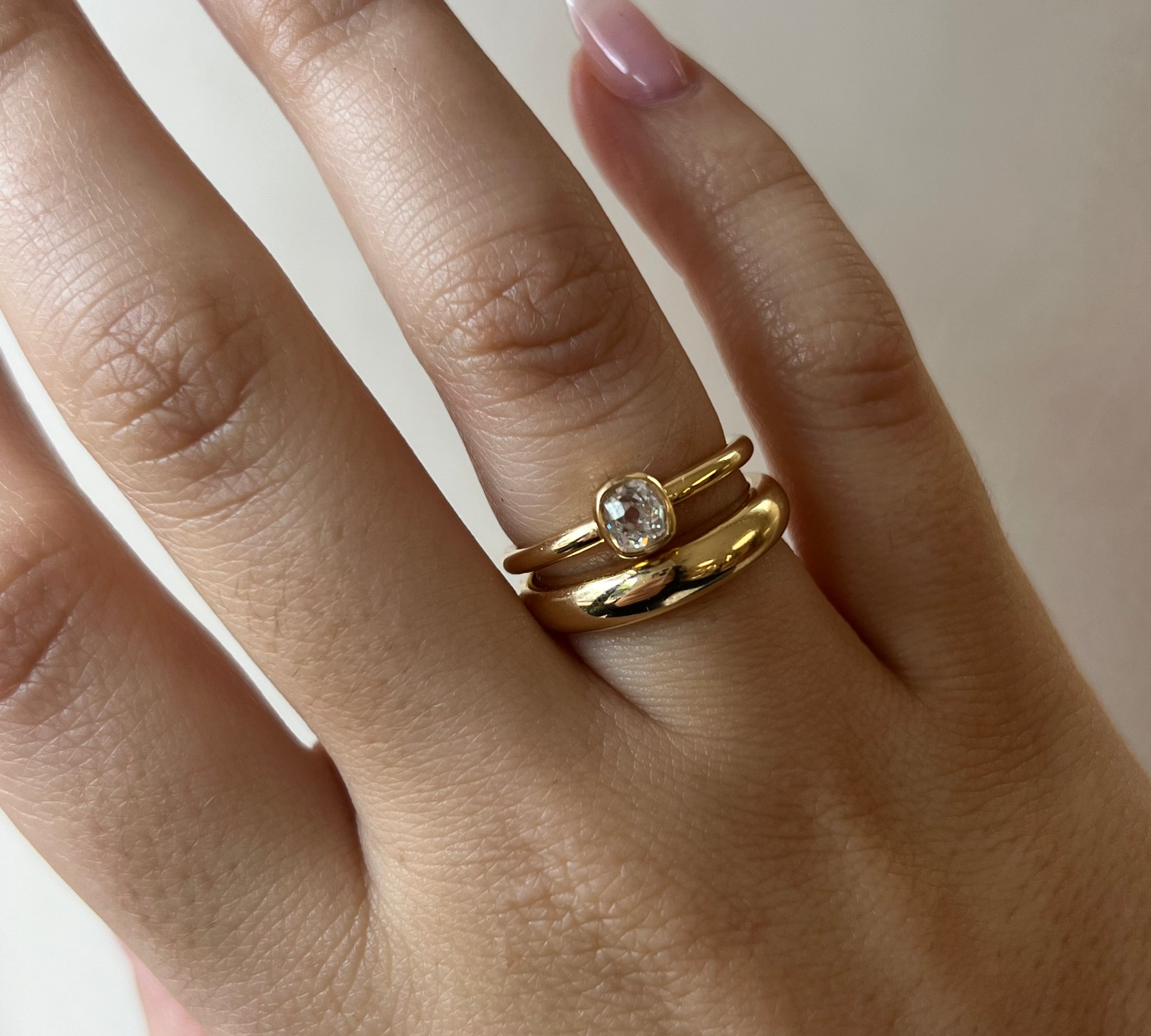 .38ct Old Mine Diamond Sweet Pea Ring - Marrow Fine [on hand]