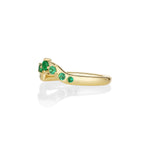 0.19ctw Emerald Tracer Band Marrow Fine