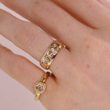 0.33tcw Rose Cut Tessera Band
