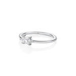 .37ct Mini Bullet Diamond Ring side view