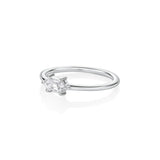 .37ct Mini Bullet Diamond Ring side view
